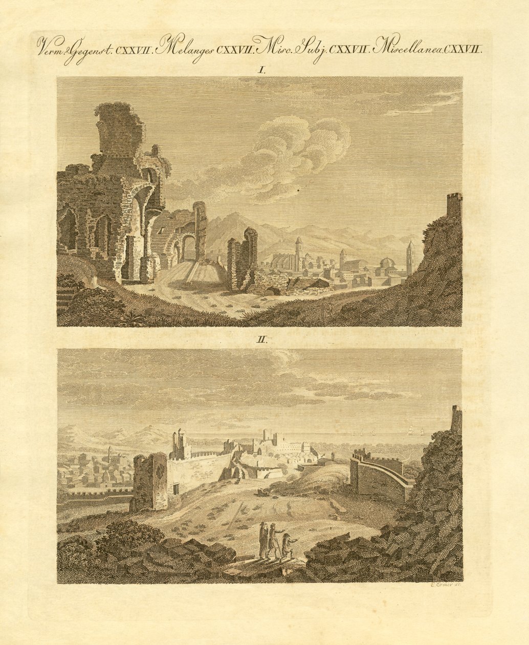 Ruïnes van de oude stad Sagunto in Spanje door German School