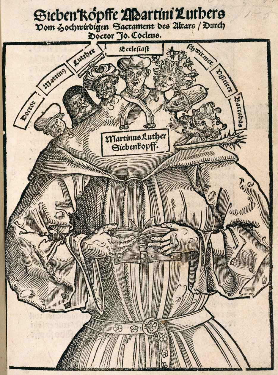 Zevenkoppige Maarten Luther door German School