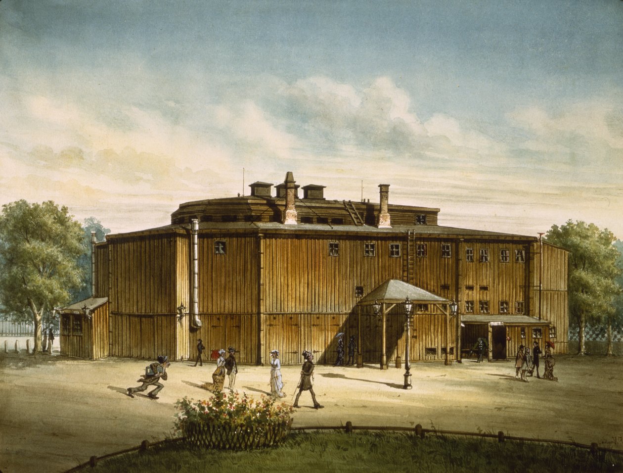 Het theater in Dresden door German School