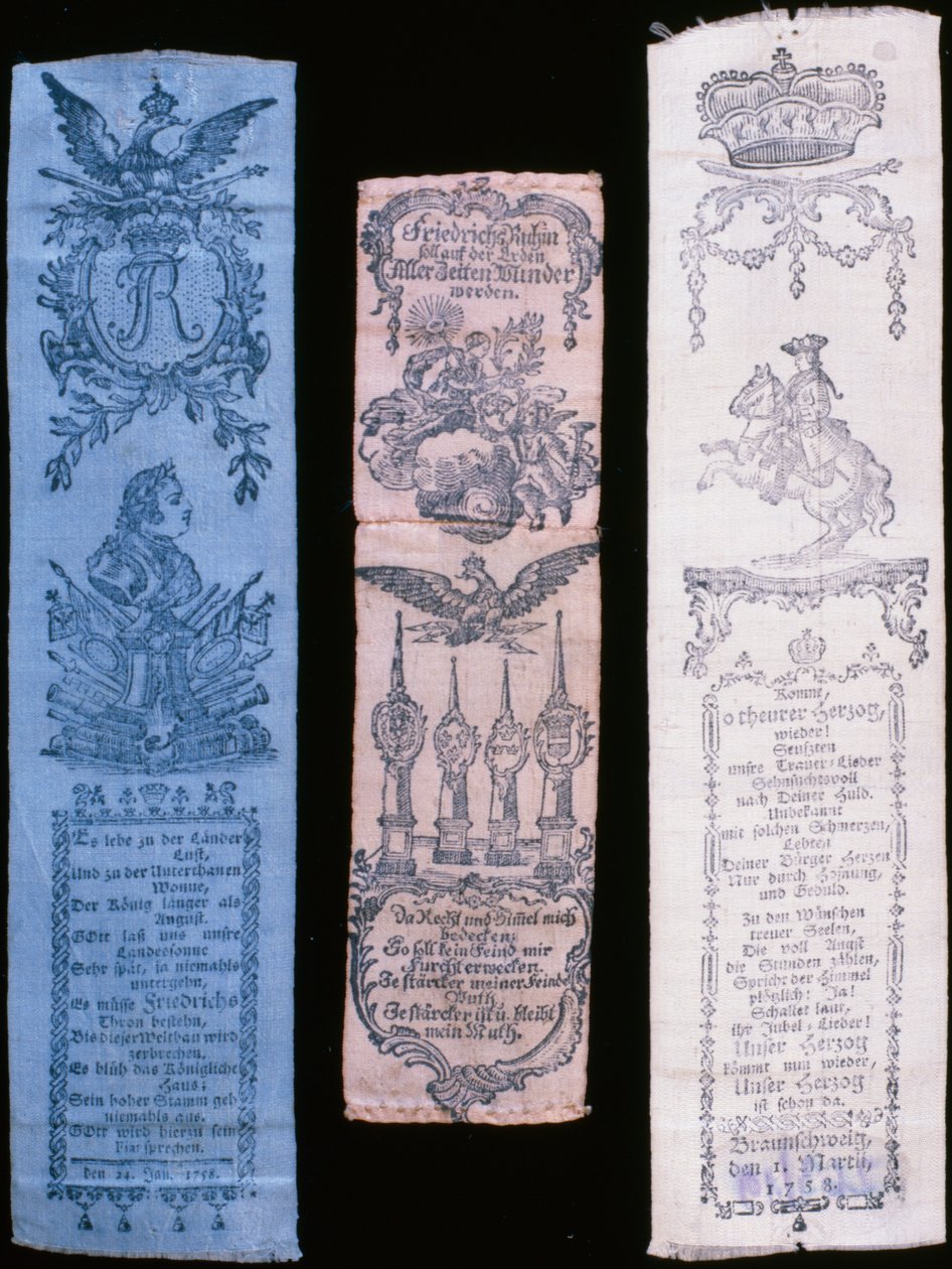 Vivat banden van Frederik II (textiel) door German School