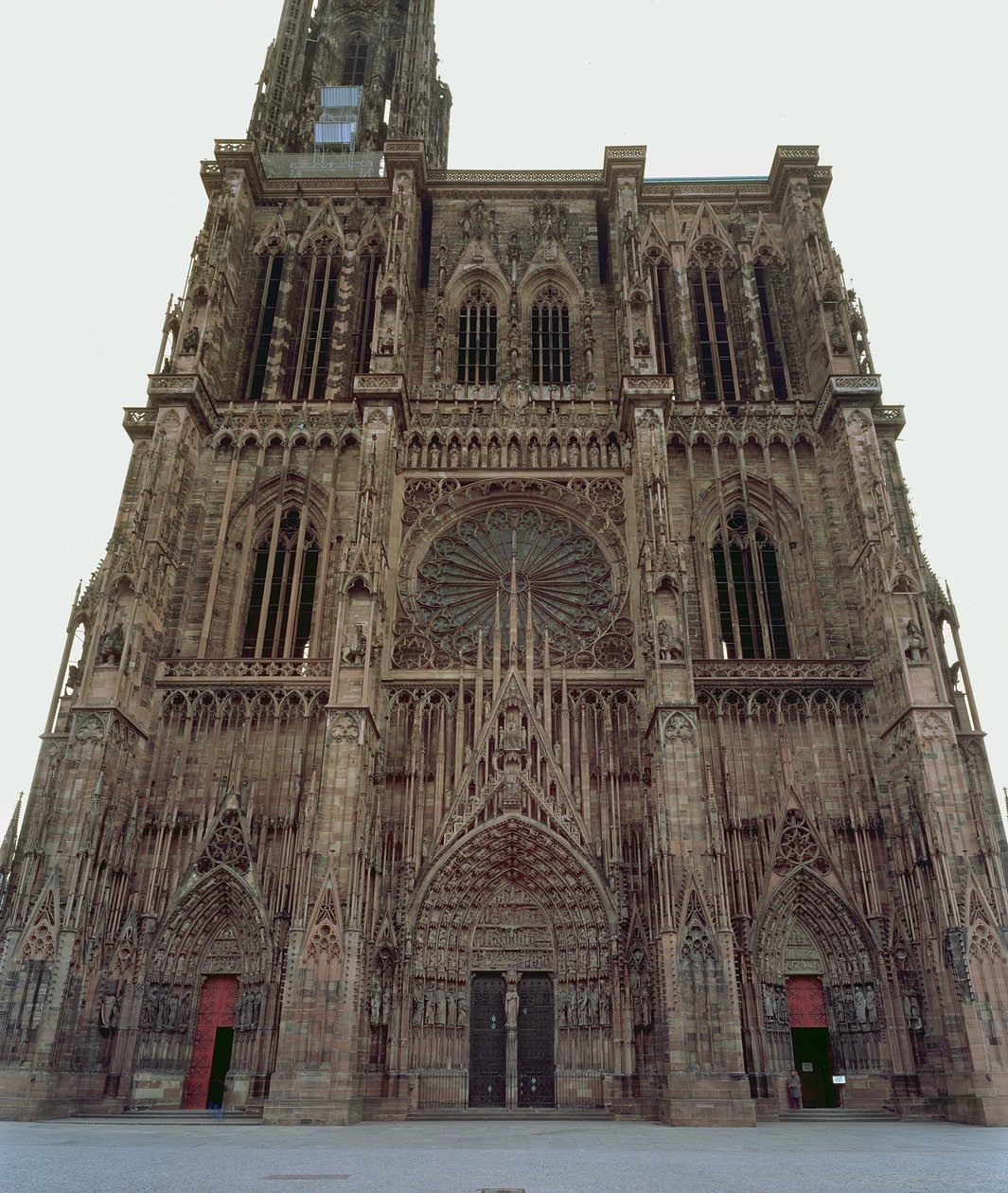 Westgevel van de Straatsburg Kathedraal, begonnen 1277 door German School
