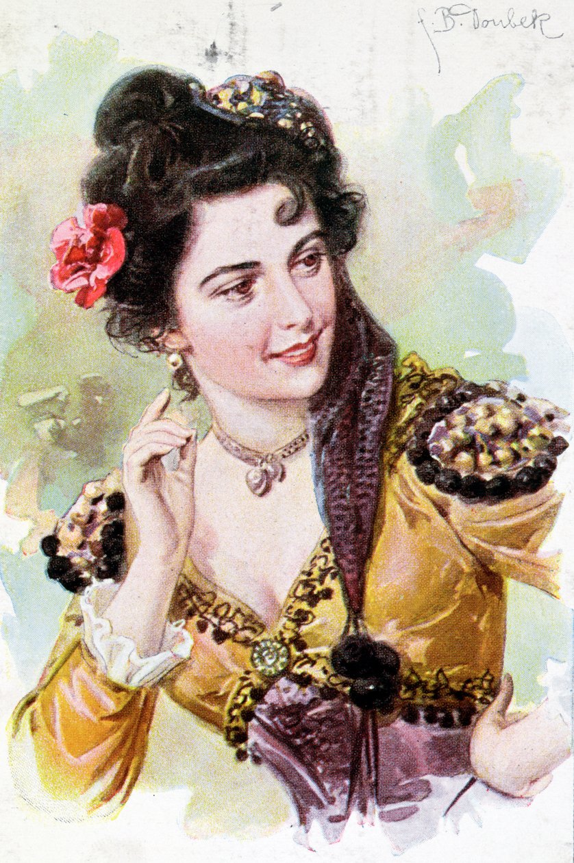 Zerline uit de opera Don Giovanni door Wolfgang Amadeus Mozart (1756-91), c.1900 door German School
