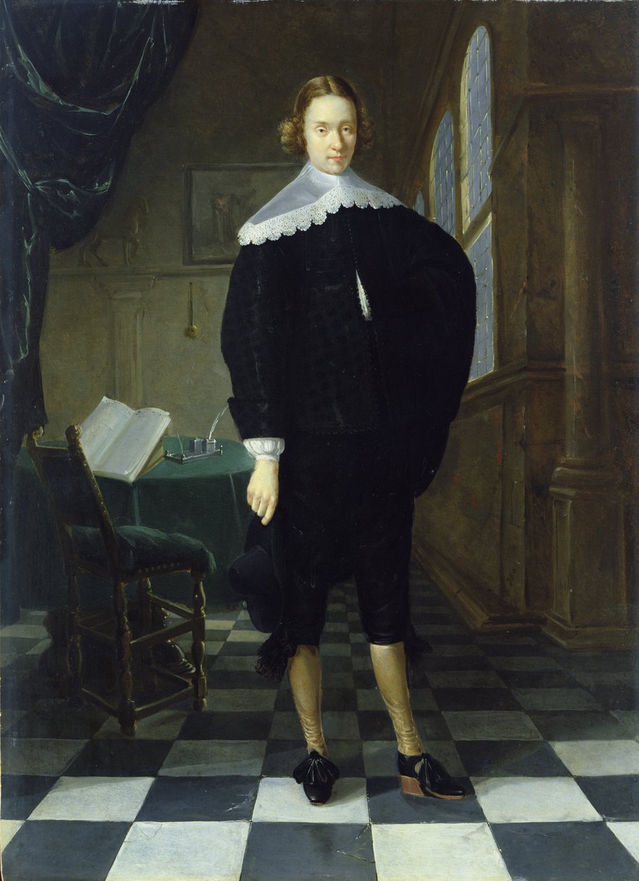 Portret van een jonge man door Gerrit van Donck