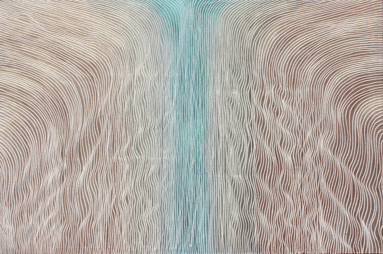 Journey 207, 2008 (zand en acryl op doek) door Gerrit Greve