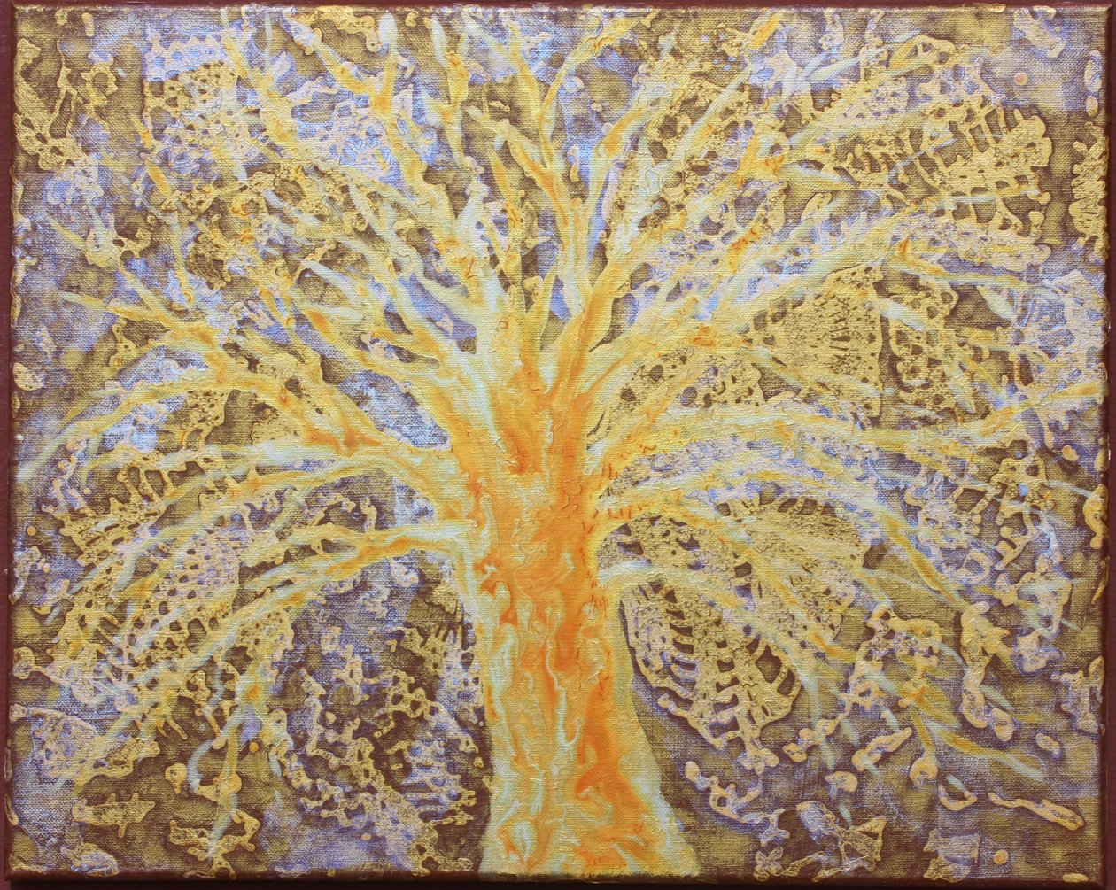 Journey 5562, 2022 (acrylverf op doek) door Gerrit Greve