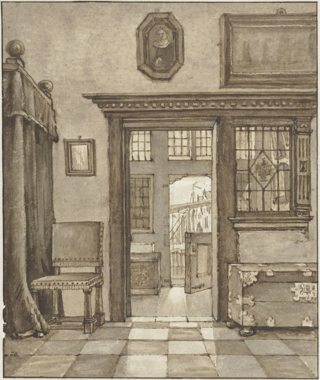 Binnenhuis door Gerrit Lamberts
