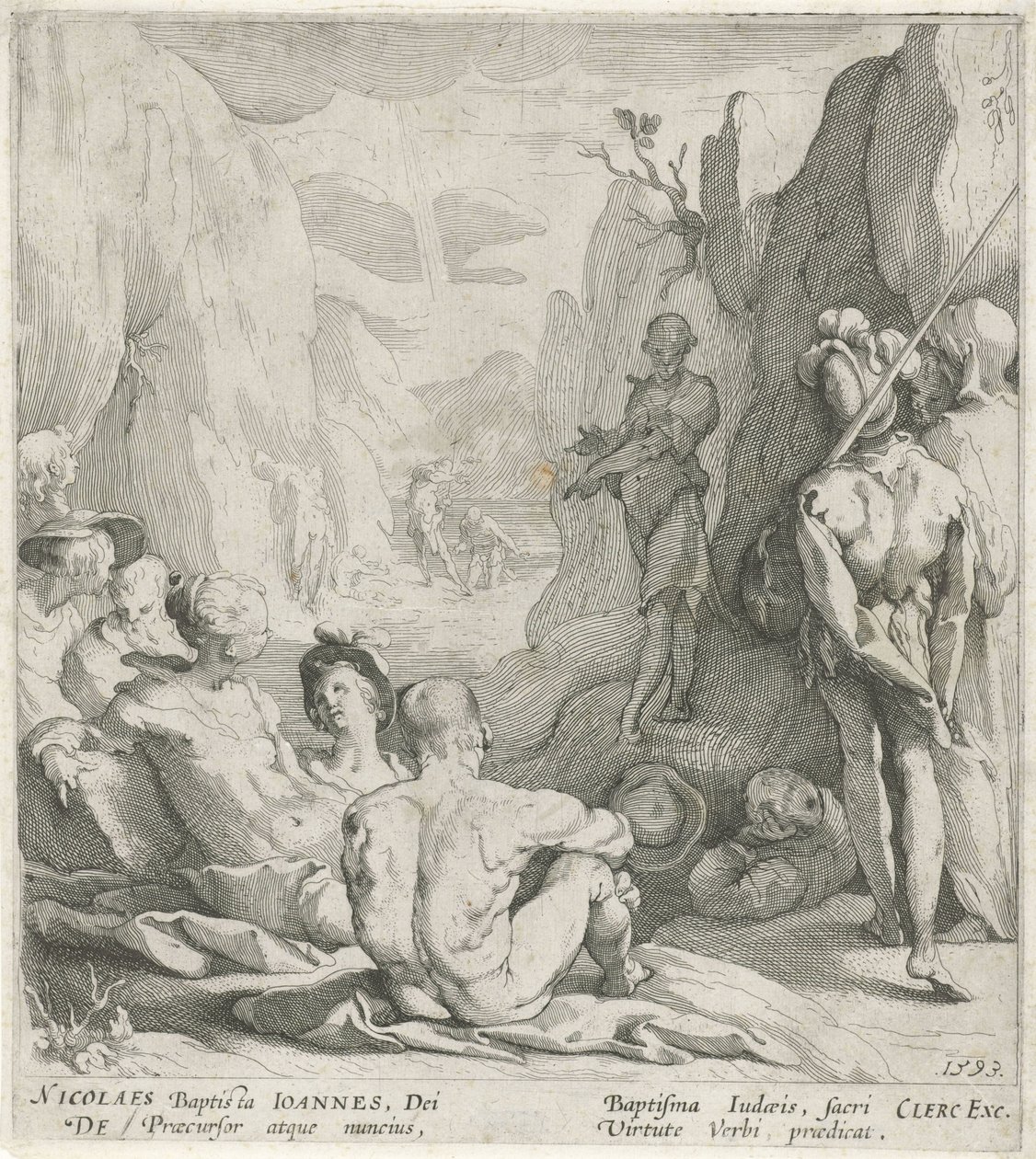 Prediking van Johannes de Doper door Gerrit Pietersz. Sweelink