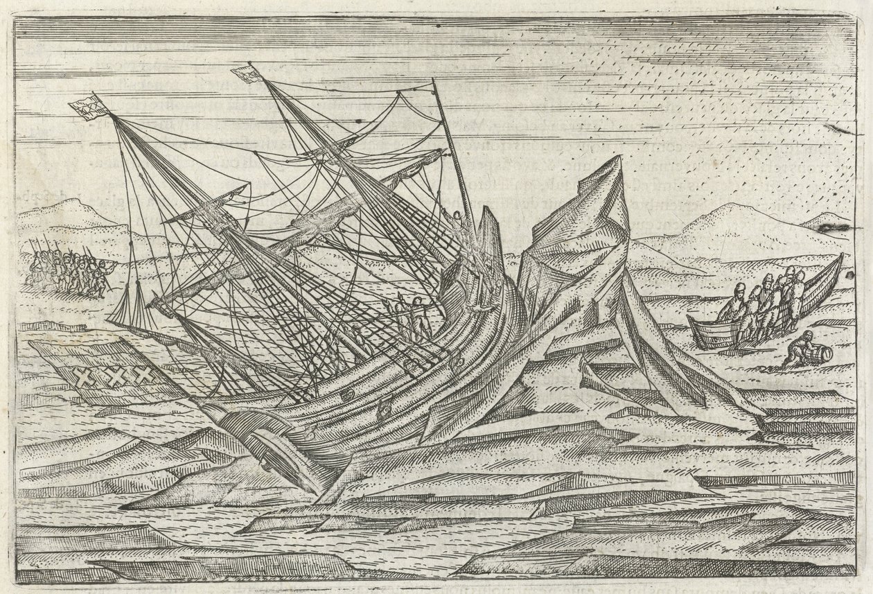 Vraye Description de Trois Voyages de mer tres admirables door Gerrit de Veer