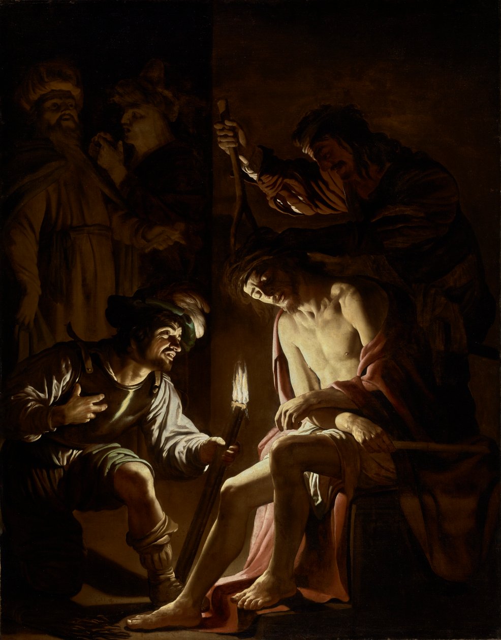 Christus Gekroond met Doornen, c.1620 door Gerrit van Honthorst
