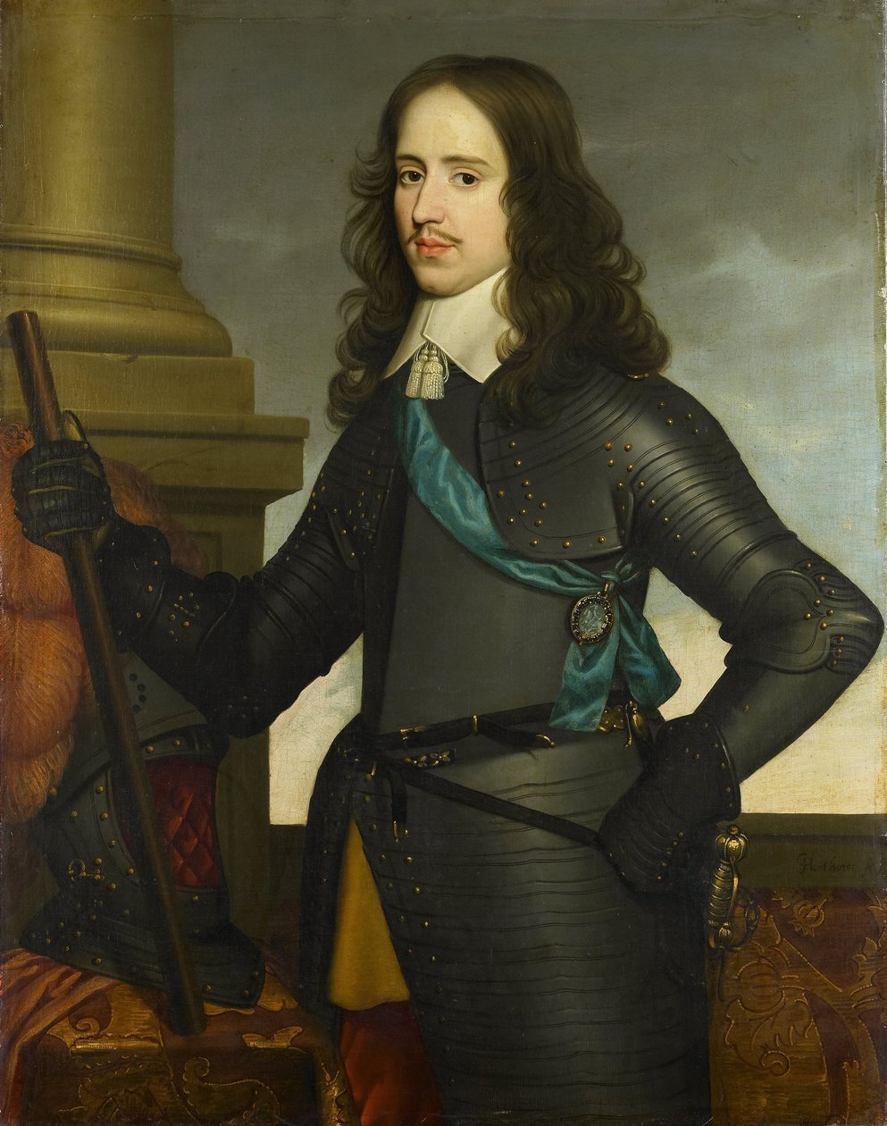 Portret van Willem II (1626-50), Prins van Oranje, 1651 door Gerrit van Honthorst