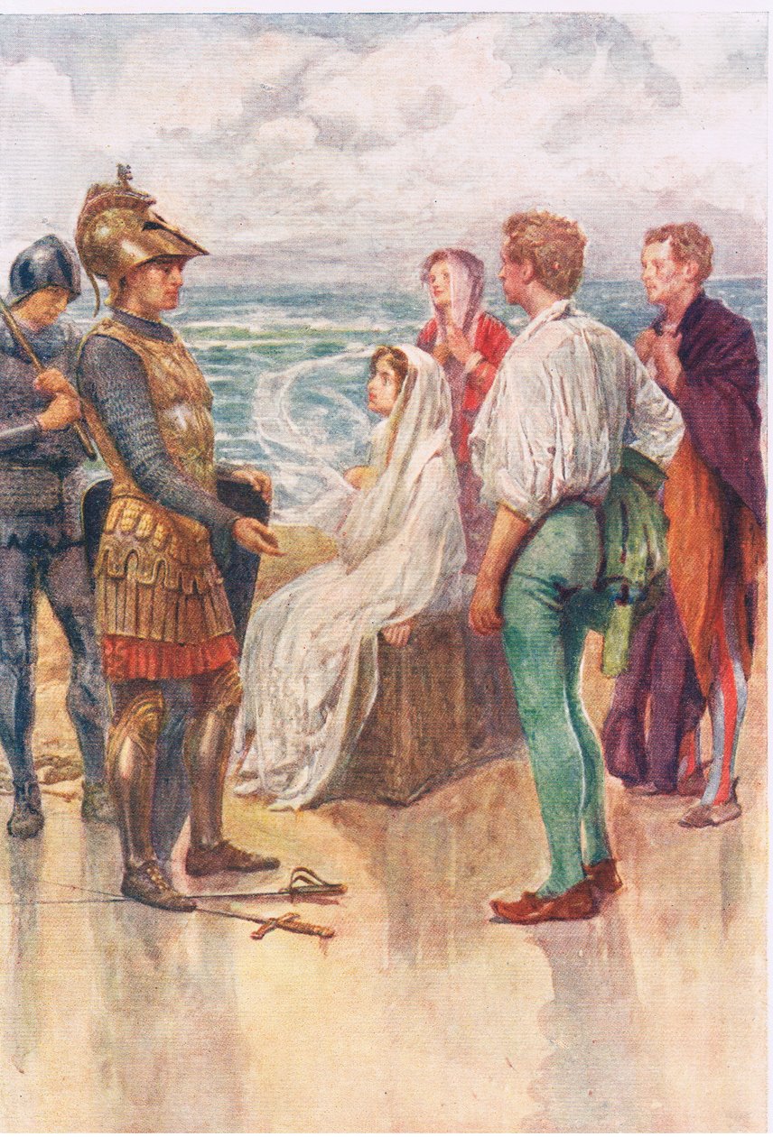 Het Oordeel van Artegall, Verhalen uit de Faerie Queen uitgegeven door George Harrap and Company door Gertrude E. Demain (after) Hammond