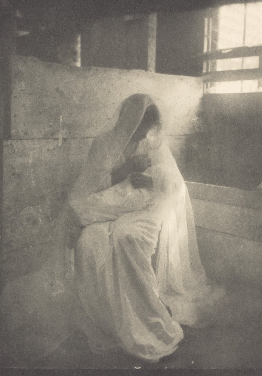 De kribbe door Gertrude Käsebier