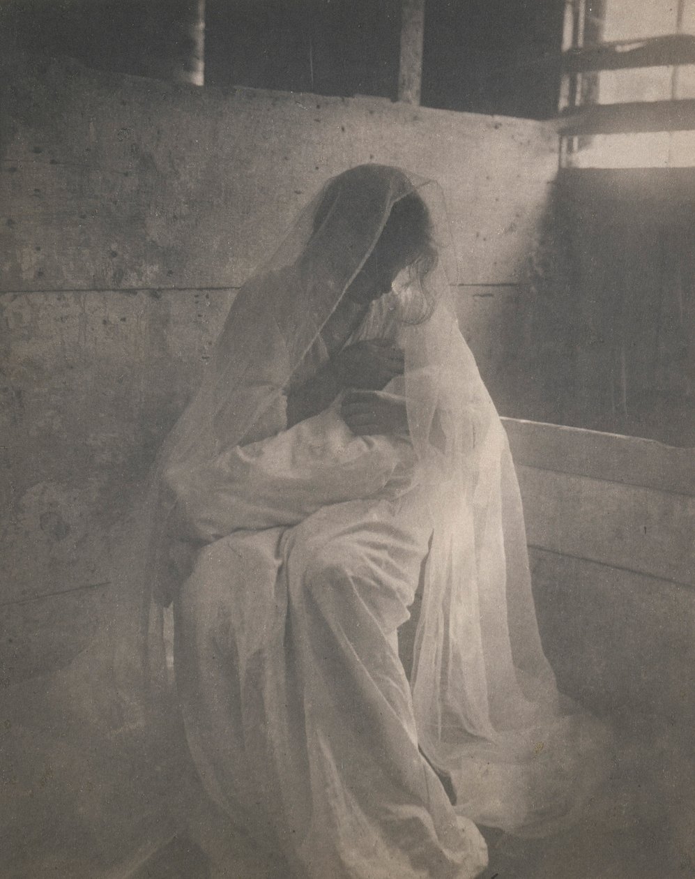 De kribbe door Gertrude Käsebier
