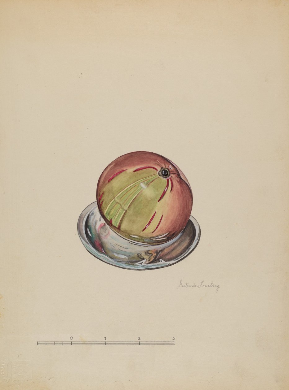 Papiergewicht, ca. 1936 door Gertrude Lemberg
