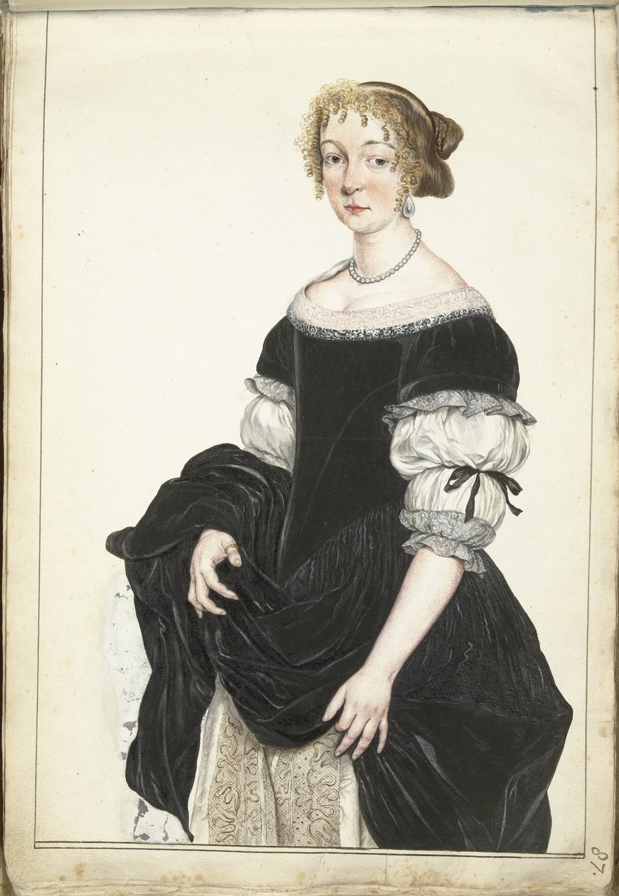Portret van Aletta Pancras door Gesina ter Borch