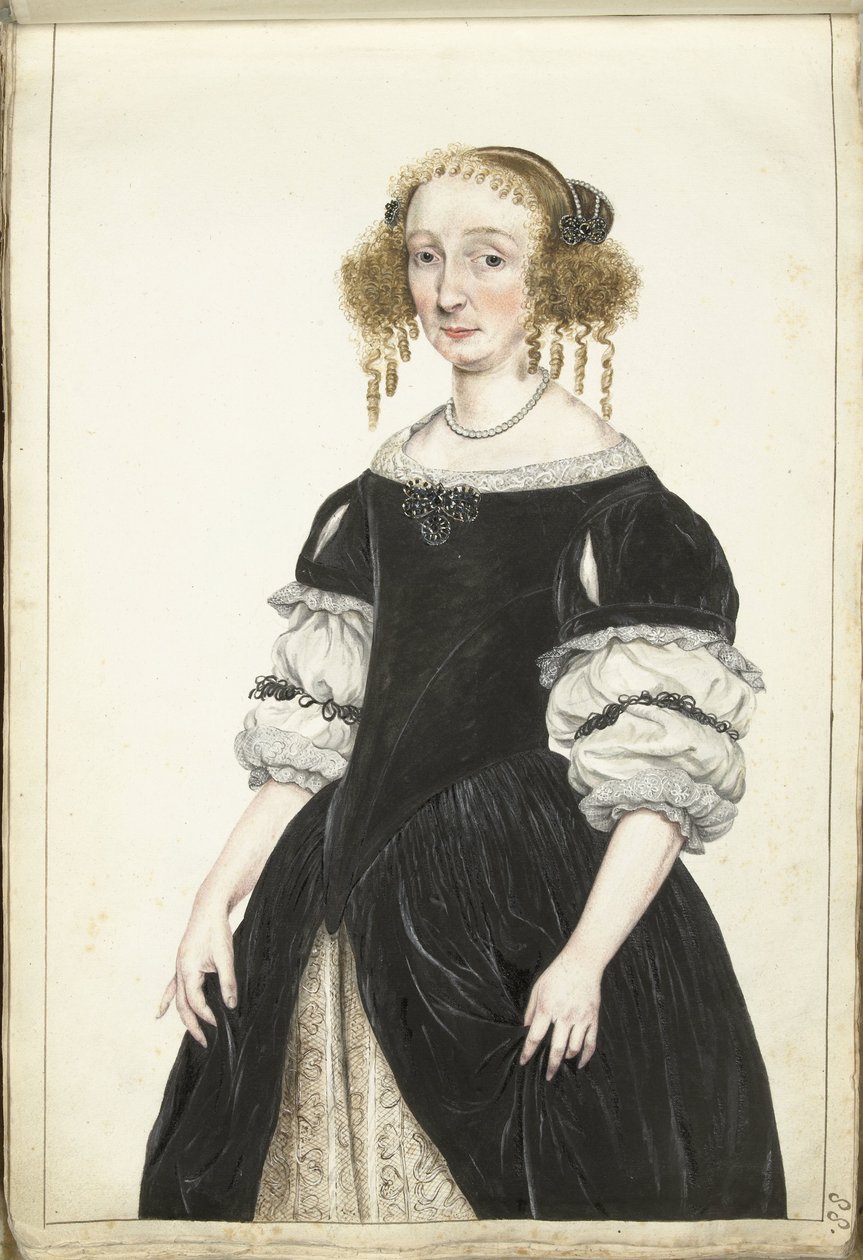 Portret van Petronella de Waert door Gesina ter Borch