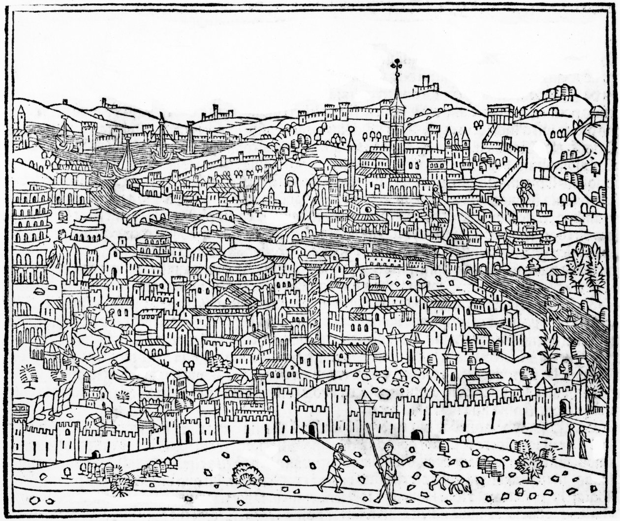 Uitzicht op Rome, uit 