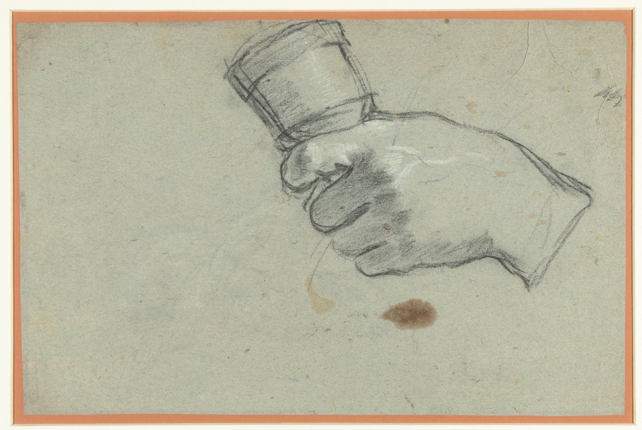 Een hand die een bel vasthoudt door Giacomo Cavedone