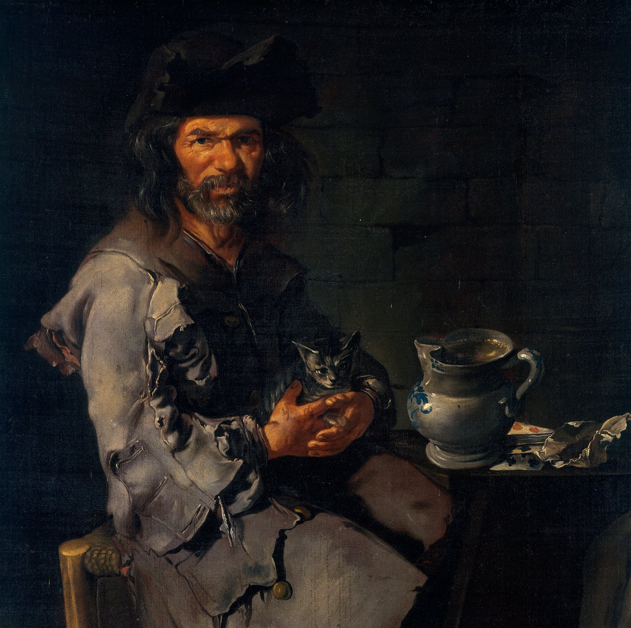 Twee bedelaars door Giacomo Ceruti