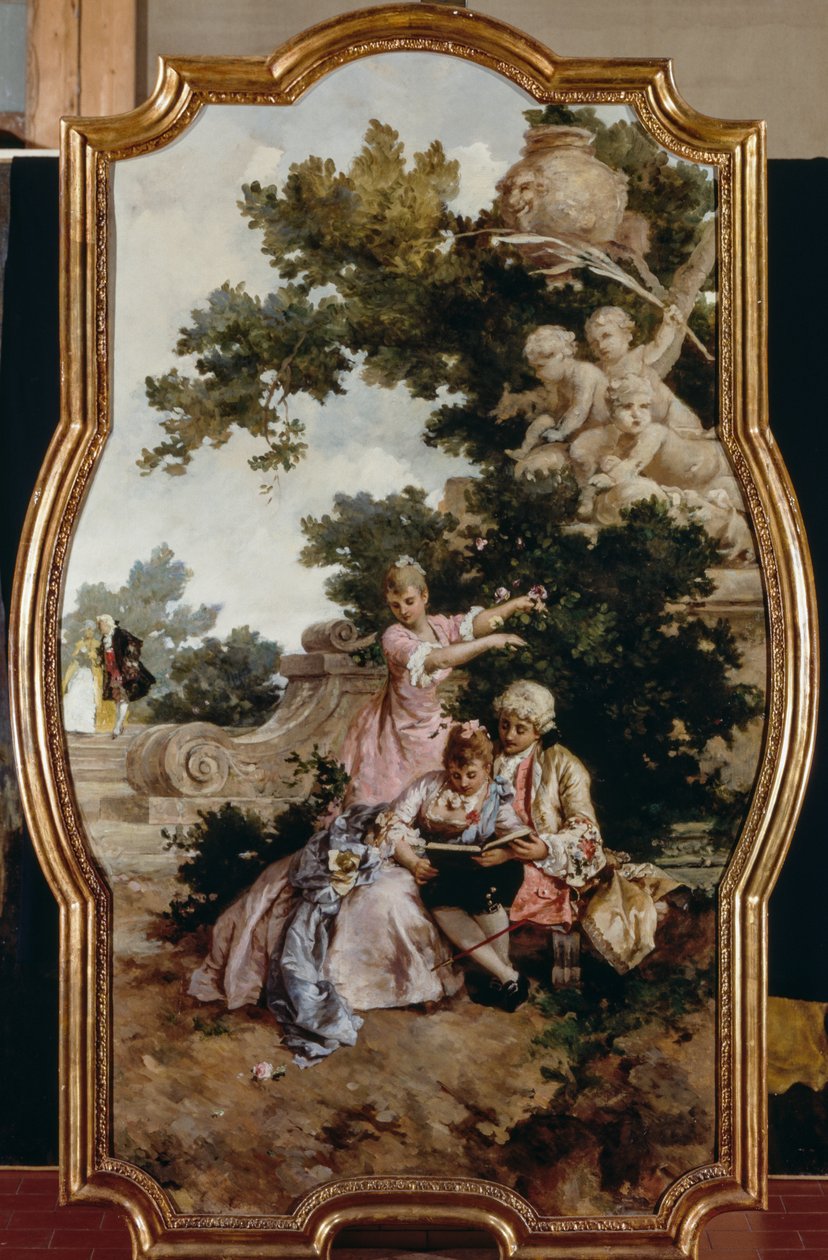 Lente door Giacomo Favretto