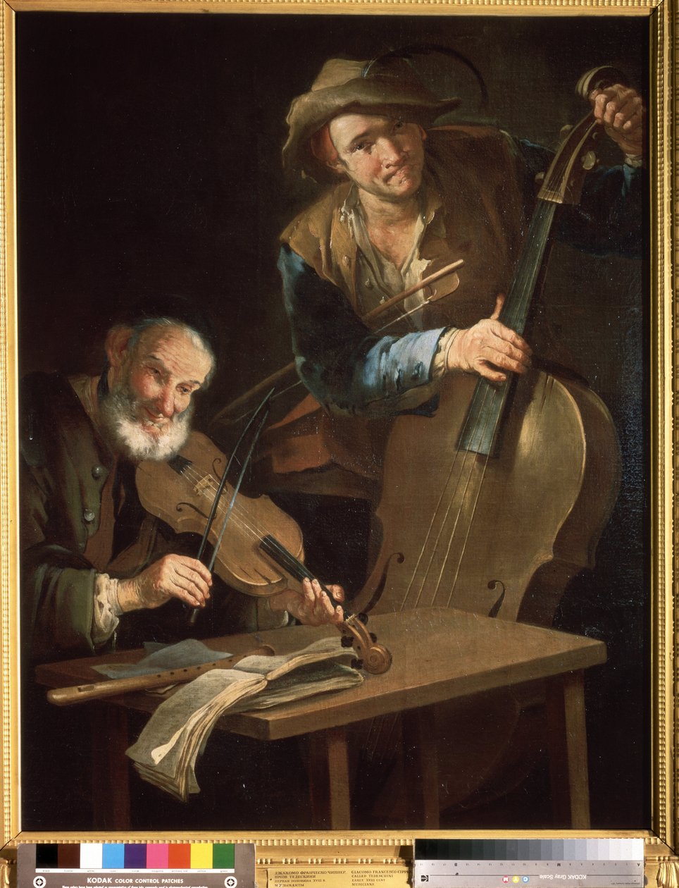 De muzikanten. door Giacomo Francesco Cipper
