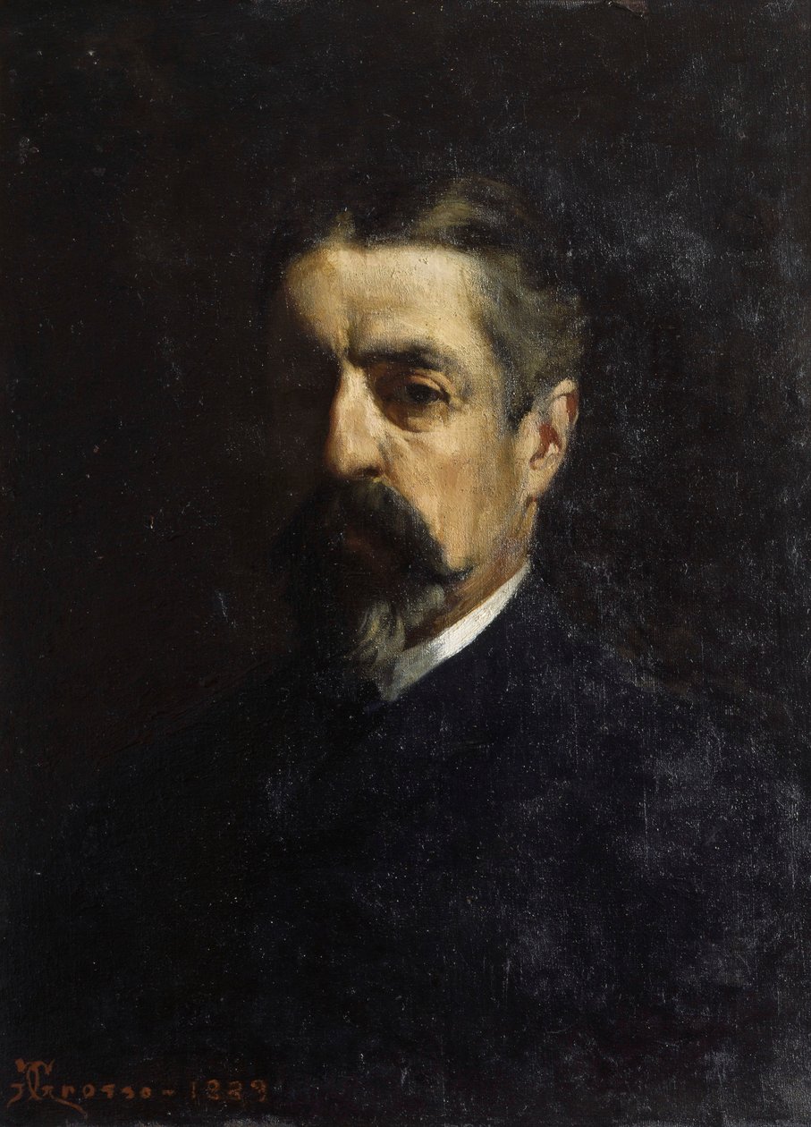 Portret van graaf Marcello Panissera di Veglio (1830-1886) door Giacomo Grosso