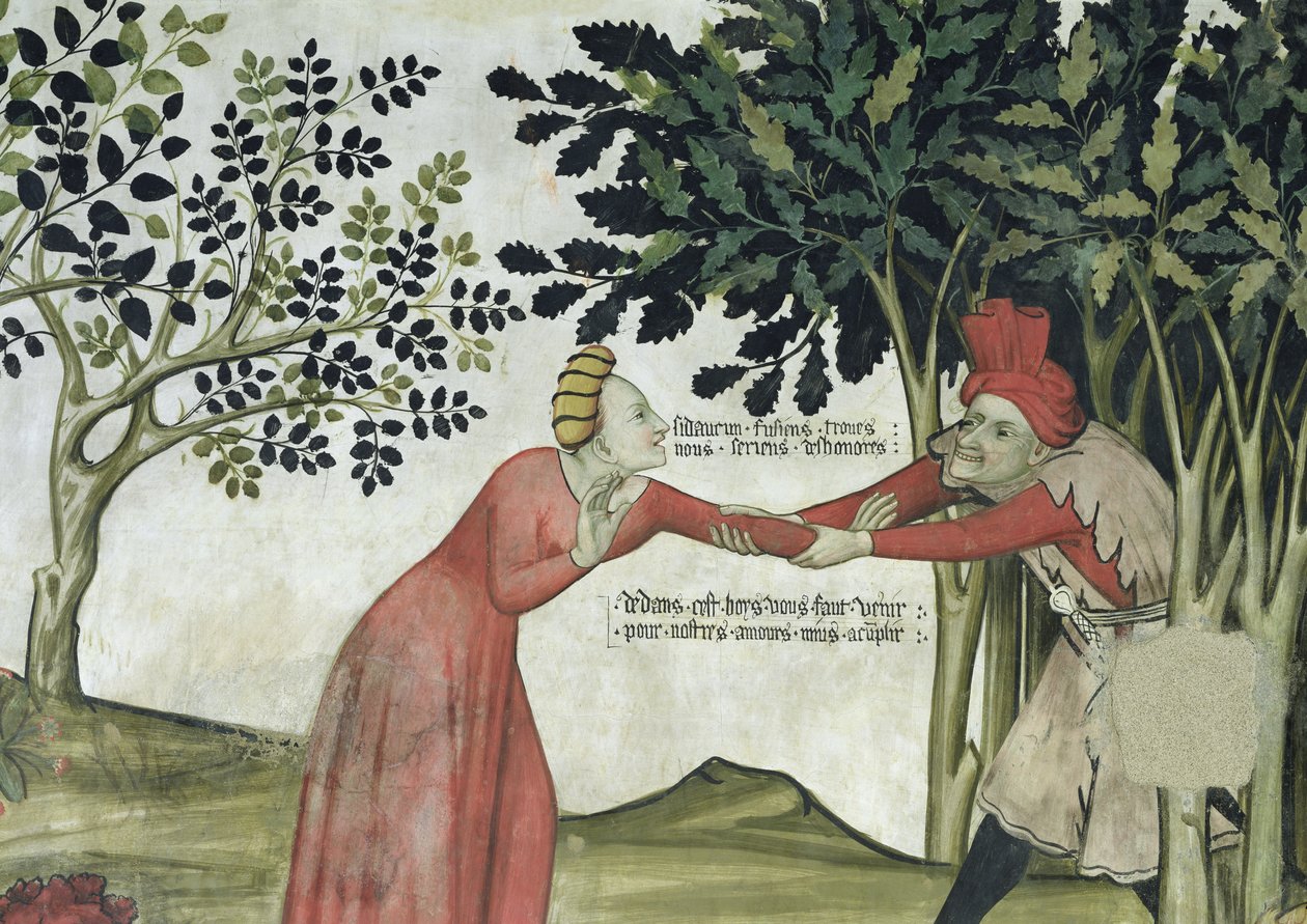 De fontein van het leven (detail) door Giacomo Jaquerio