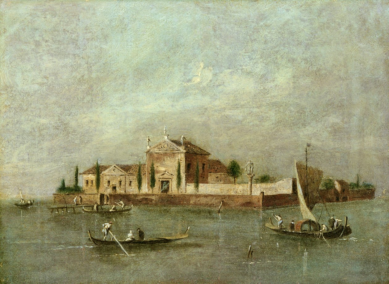Isola della Beata Vergine del Rosario door Giacomo style of Guardi