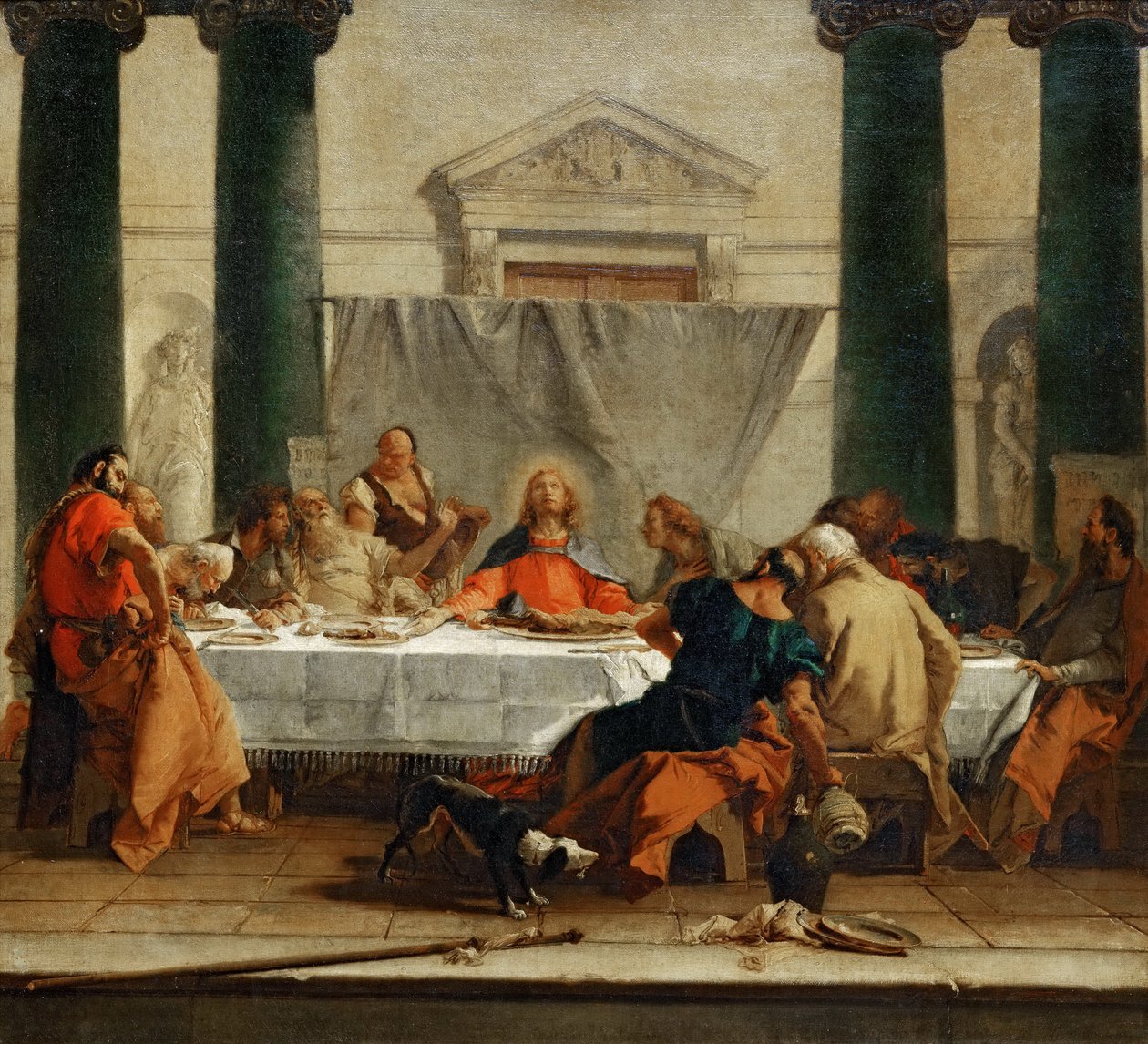 Het Laatste Avondmaal door Giambattista Tiepolo