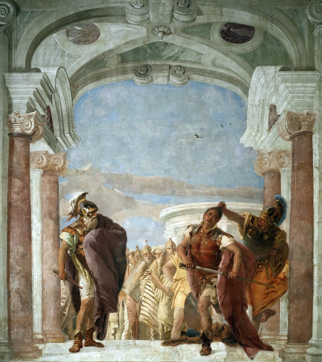 De woede van Achilles, 1757 door Giambattista Tiepolo