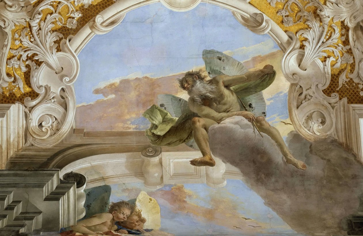Windgoden, ca. 1746 door Giambattista Tiepolo