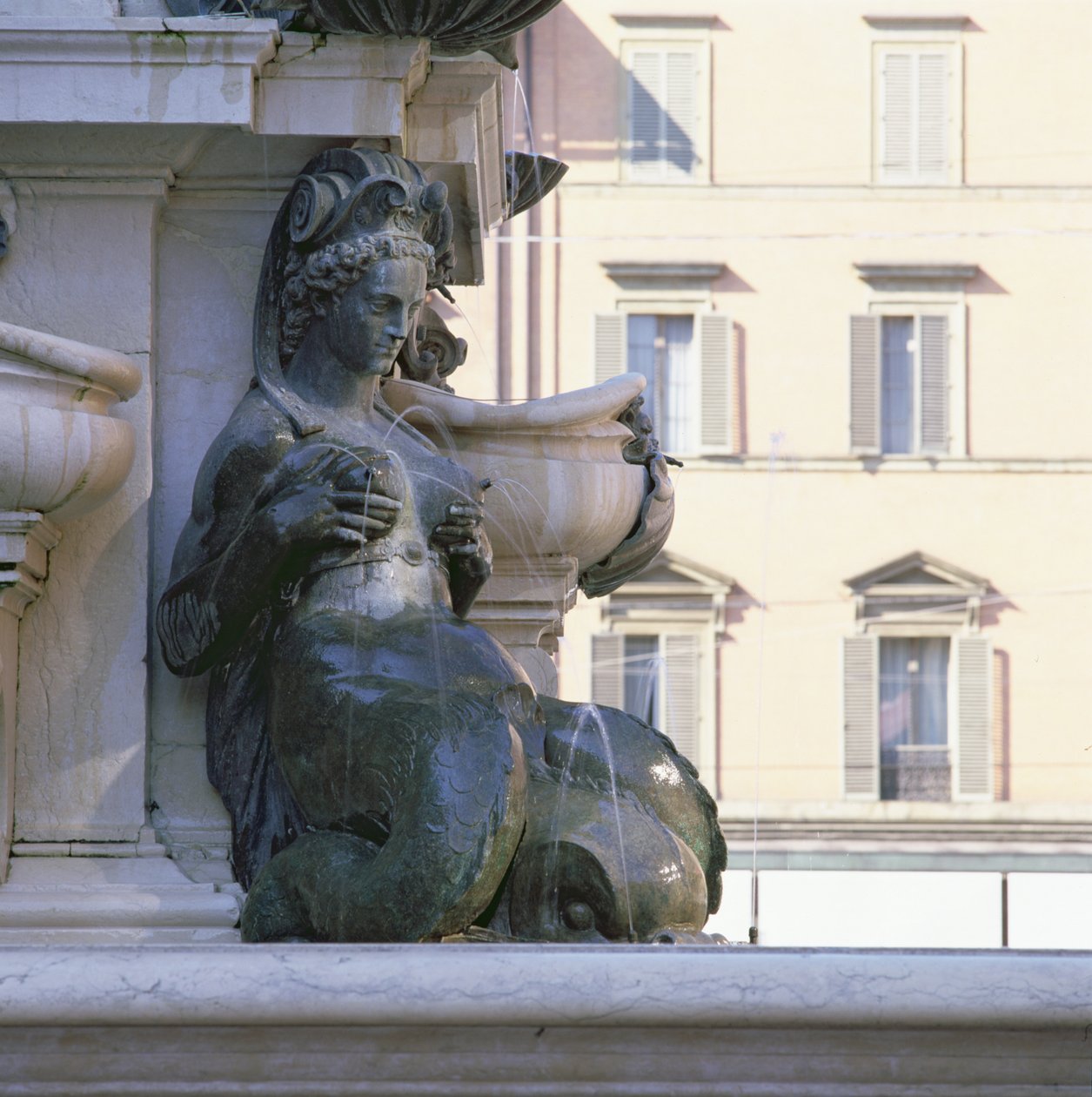 Neptunusfontein, of Reuzenfontein, 1566 door Giambologna and Tommaso Laureti
