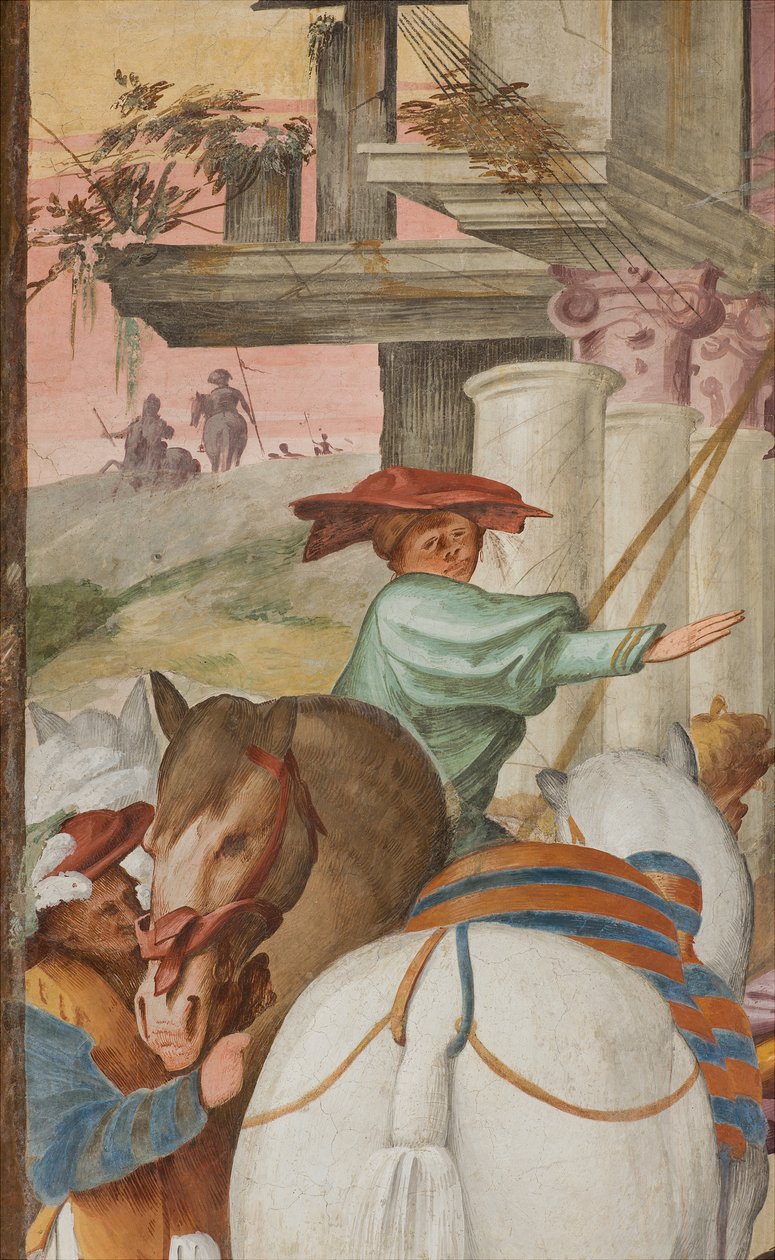 Centrale Schip, Vijfde Noord Span, Aanbidding van de Wijzen, Gian Francesco Bembo door Gian Francesco Bembo