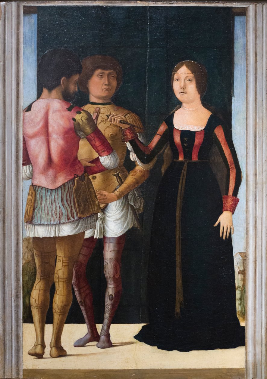 Brutus, Lucretia en Collatinus, c.1490 door Gian Francesco de