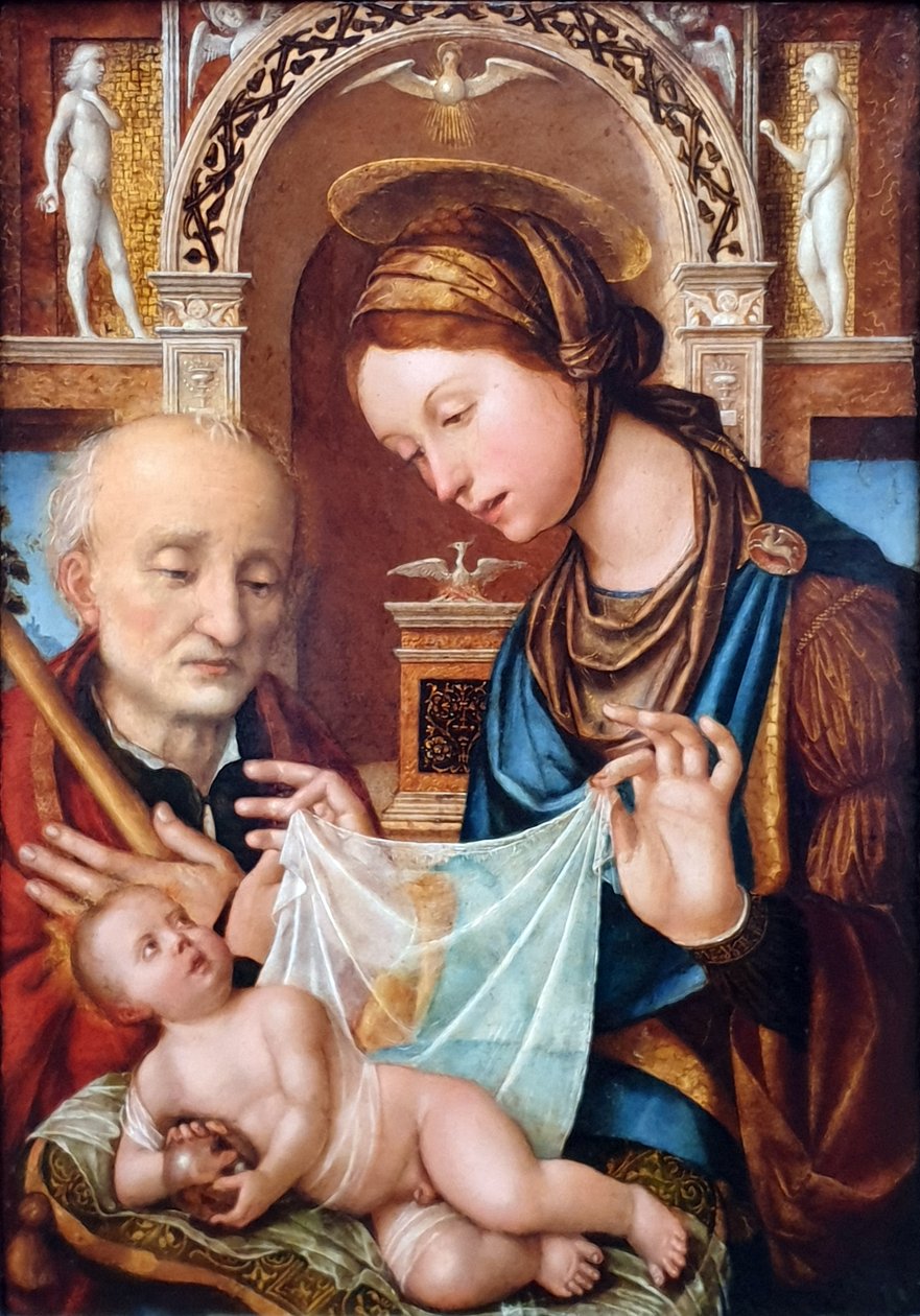 Duits: Die Heilige Familie De Heilige Familie door Gian Francesco de Maineri