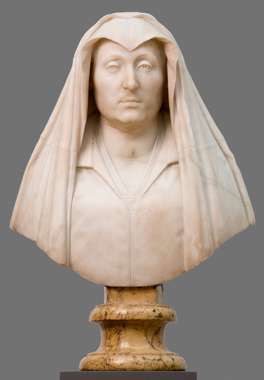 Buste van Camilla Barbadori. Moeder van Paus Urbanus VIII Barberini door Gian Lorenzo Bernini