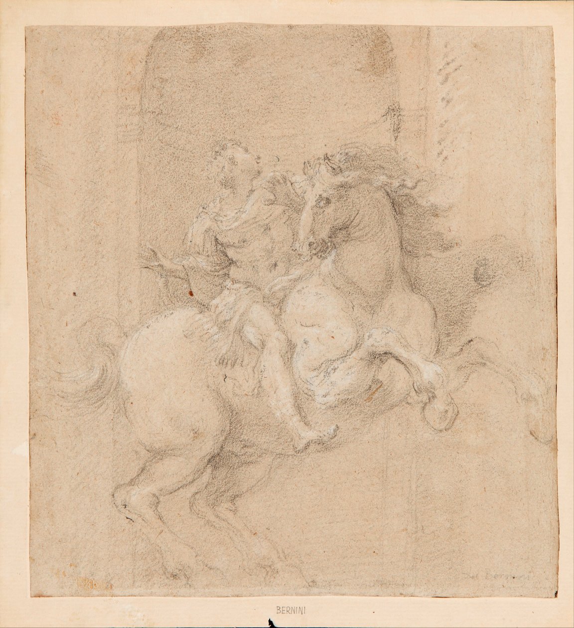 Keizer Constantijn te paard. door Gian Lorenzo Bernini