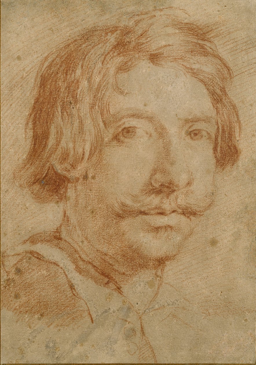 Zelfportret, ca. 1630s door Gian Lorenzo Bernini