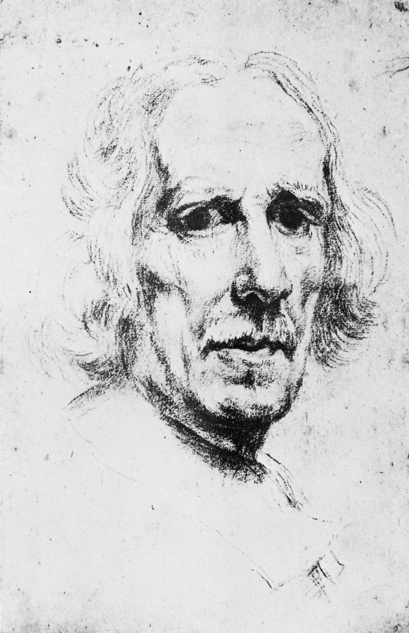 Zelfportret van Gianlorenzo Bernini door Gian Lorenzo Bernini