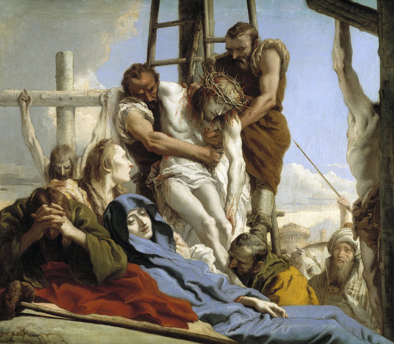 De Kruisafneming door Giandomenico  Tiepolo