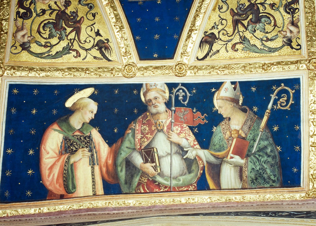 Heilige Jacobus Minor, Heilige Filippus en Heilige Thomas door Giannicola di Paolo