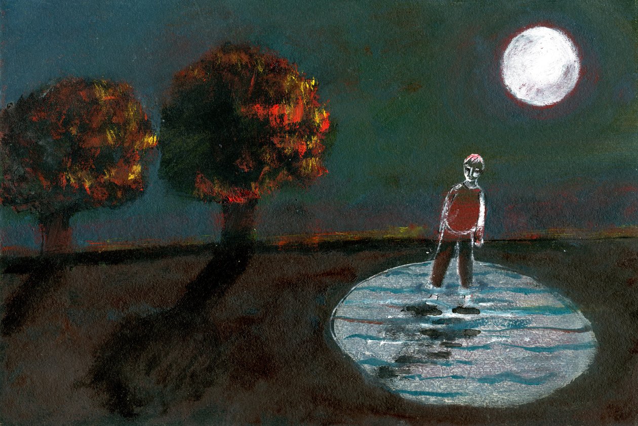 Herfst Wordt Winter, Studie Voor Een Nachtwandeling, 2004 door Gigi Sudbury