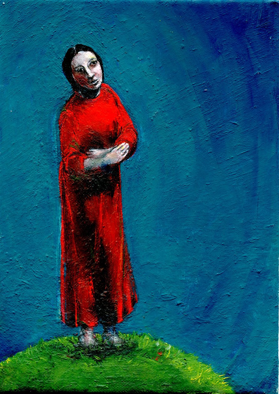 Studie voor de moeder van Christus na de kruisiging, 2004 door Gigi Sudbury