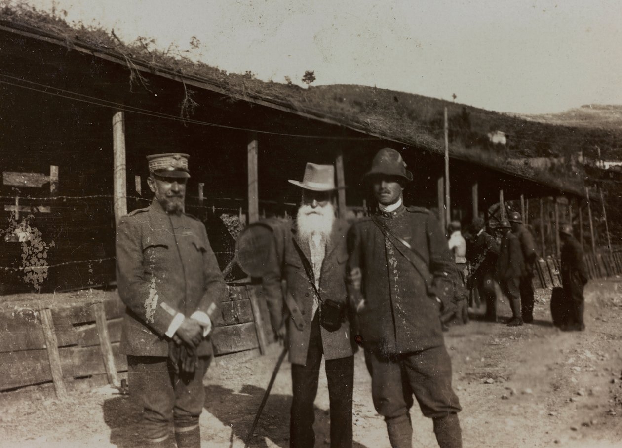 Album "Oorlogsbeelden II": Italiaanse soldaten in Val Chiusone naar Podsenica, 09/1917 door Gigliucci Gigliucci