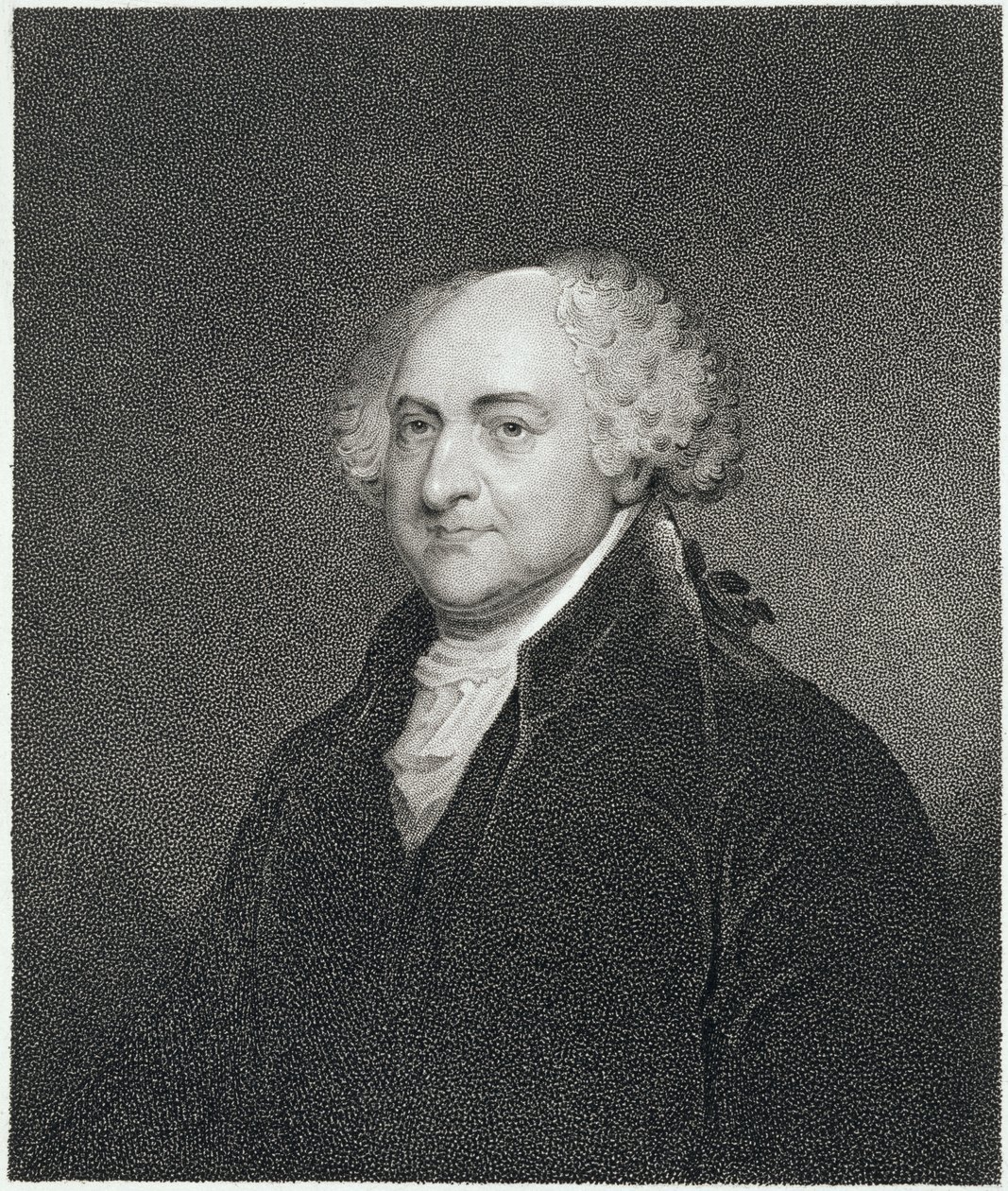 John Adams, gegraveerd door James Barton Longacre (1794-1869) door Gilbert Stuart