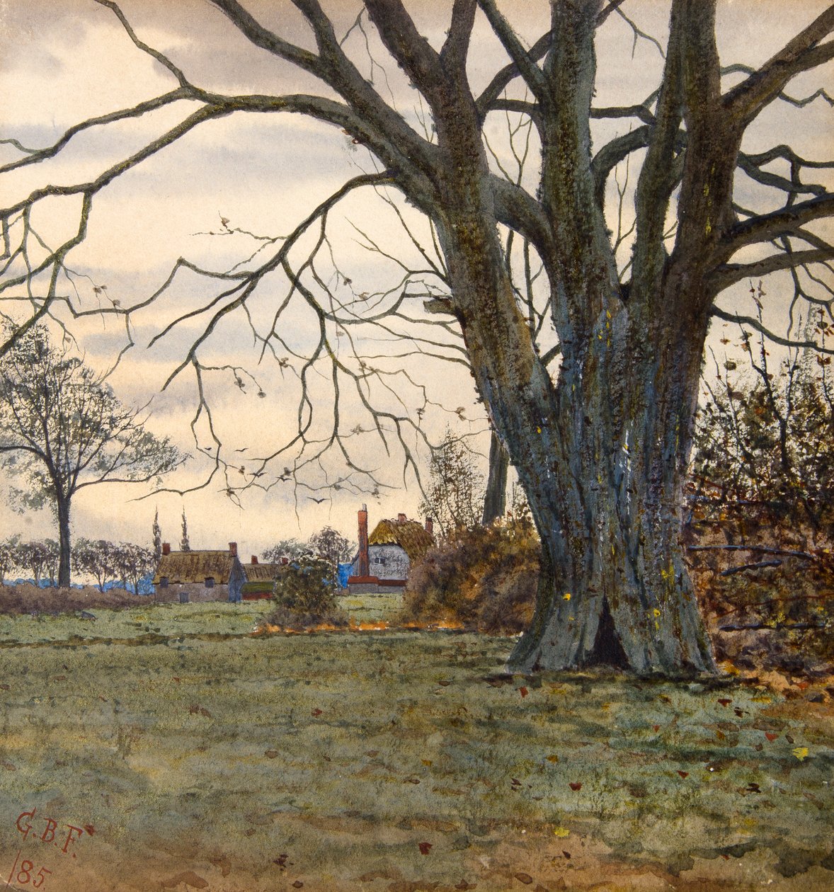 De oude boom door Gilbert Baird Fraser