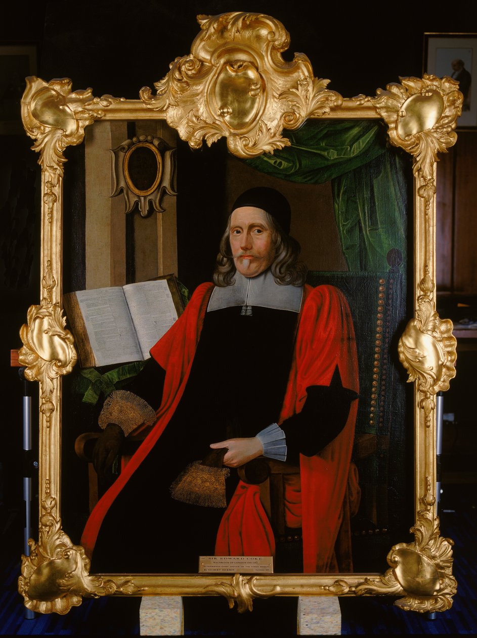 Sir Edward Coke, Recorder van Londen door Gilbert Jackson