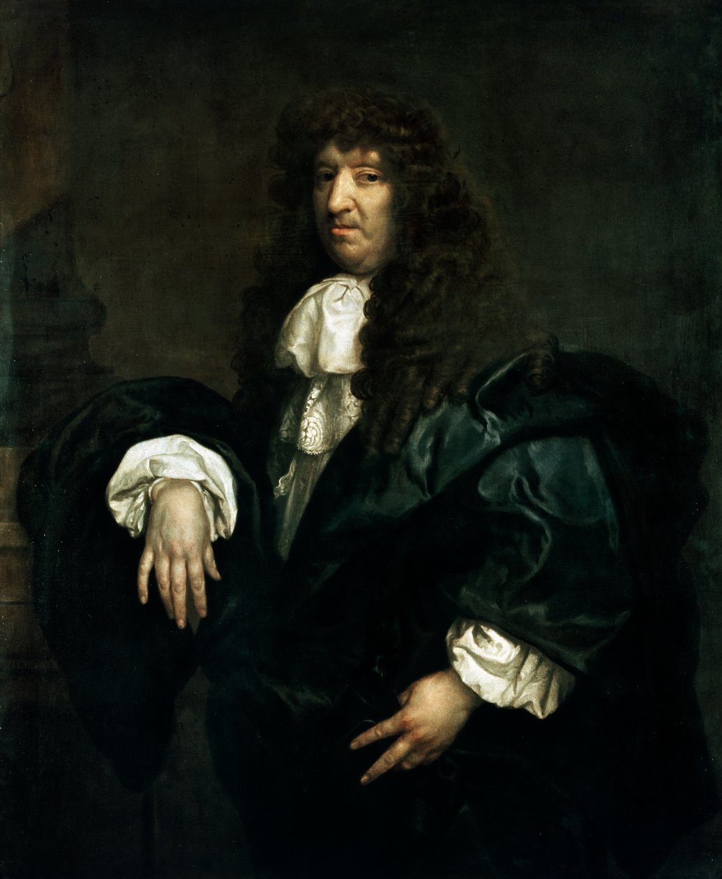 Portret van Samuel Butler, ca. 1670-80 (olie op doek) door Gilbert Soest