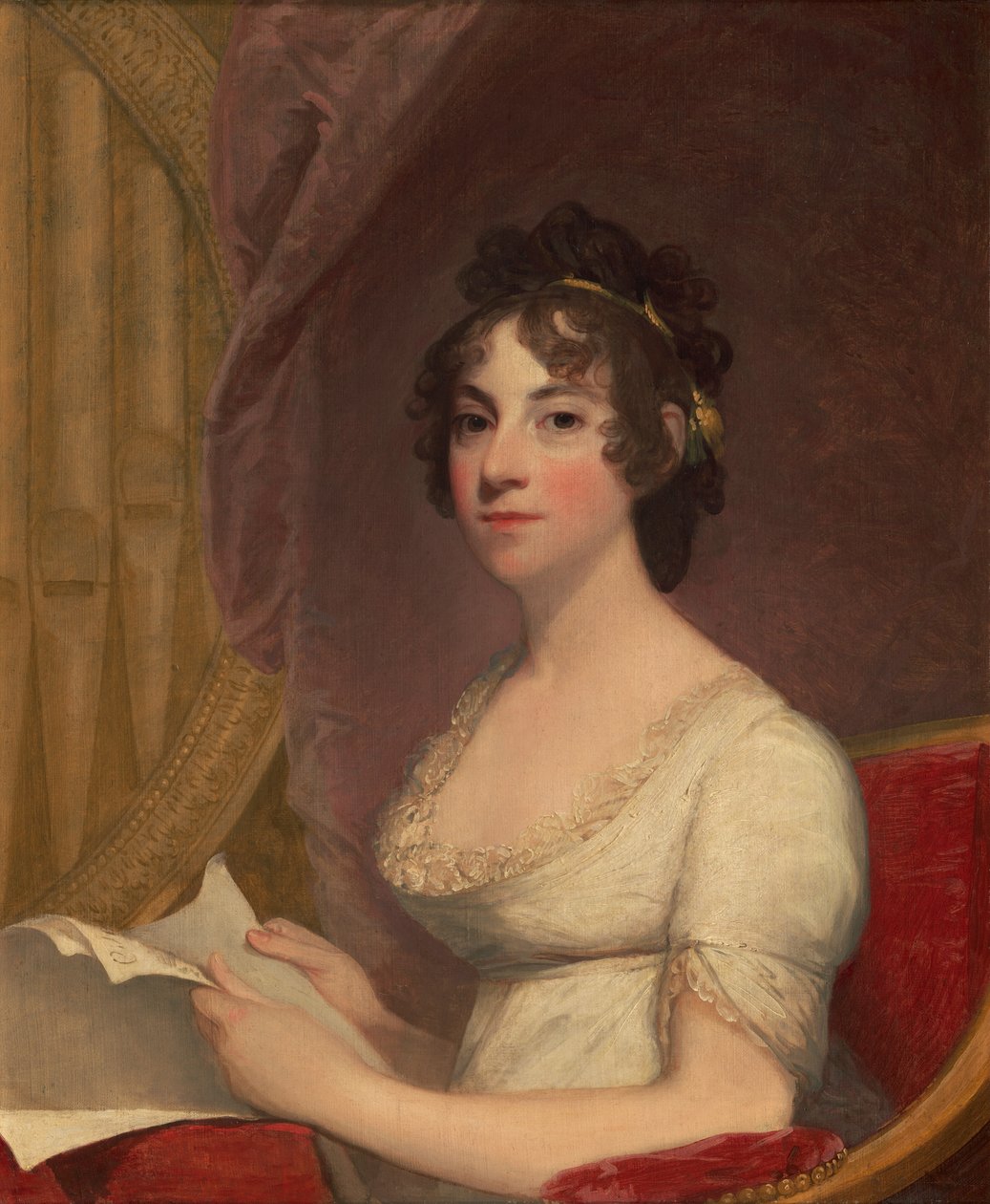Anna Maria Brodeau Thornton (mevrouw William Thornton) door Gilbert Stuart