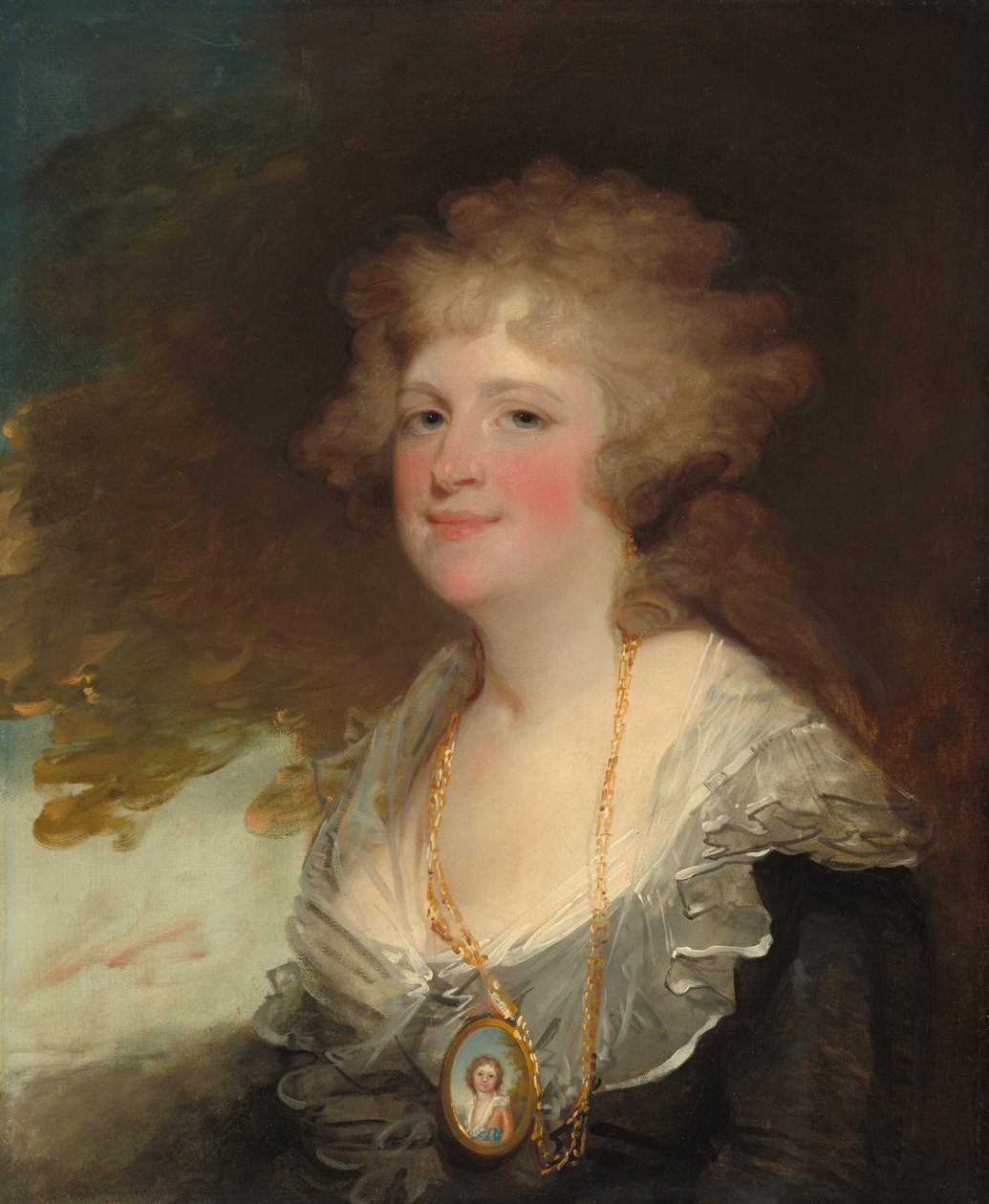 Sarah Shippen Lea Mevr. Thomas Lea, ca. 1798 door Gilbert Stuart